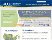 Tablet Screenshot of competitiveenergy.org